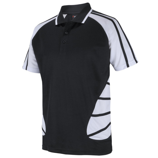 Spider Polos Black White